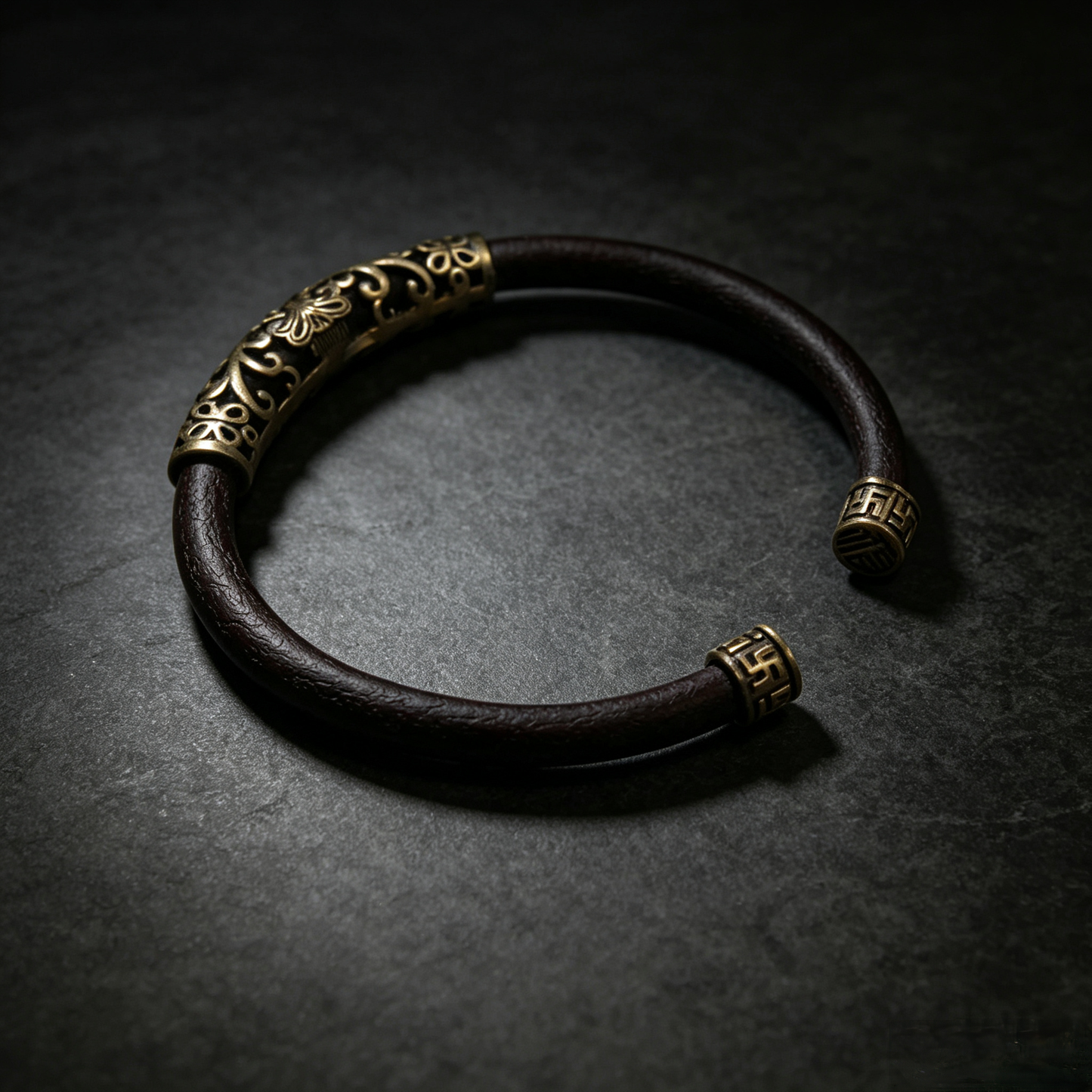 Vintage Chinese Sandalwood Silver Inlaid Bangle, Ethnic Retro Open Cuff Bracelet