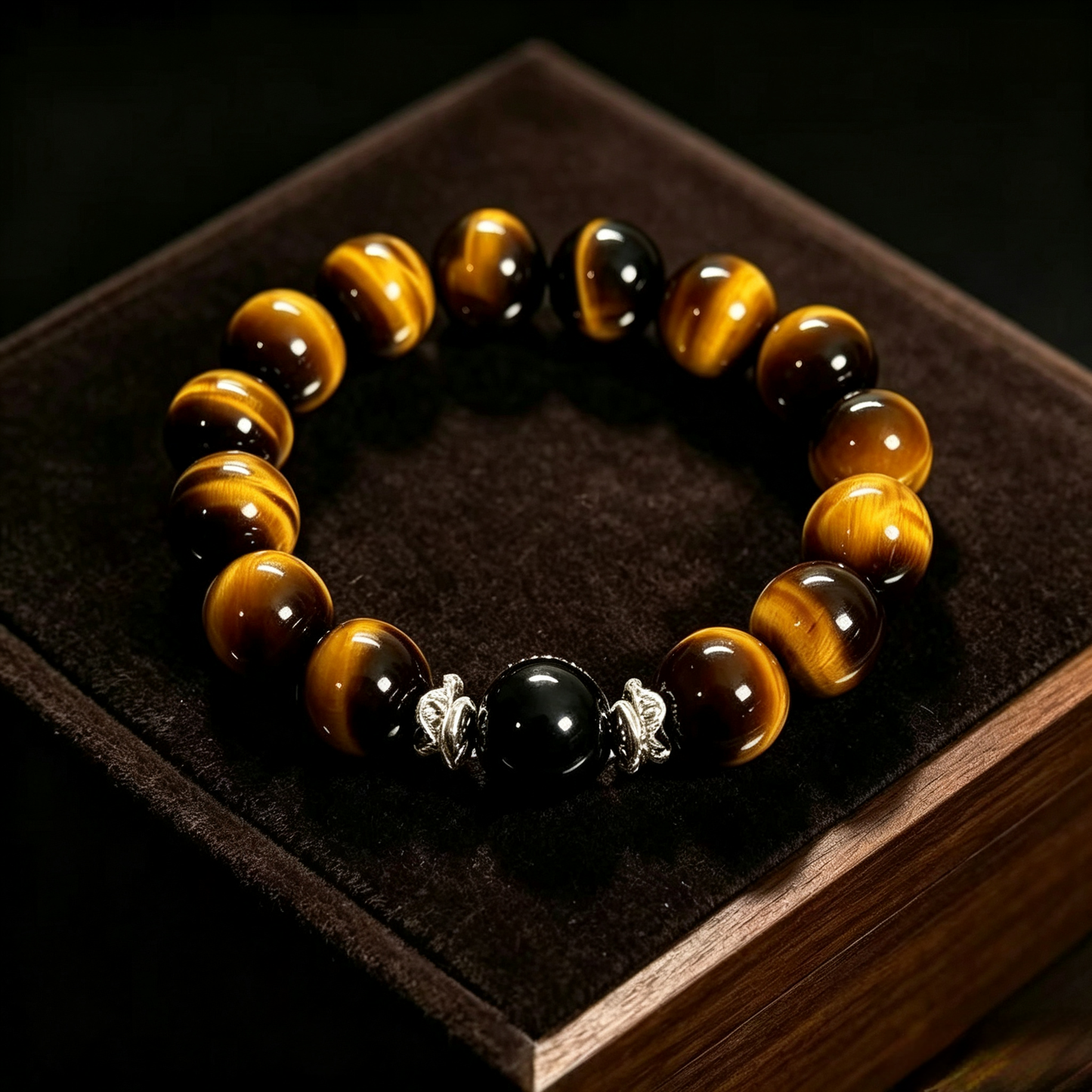 Tiger's Eye Blended with Traditional Natural Crystals